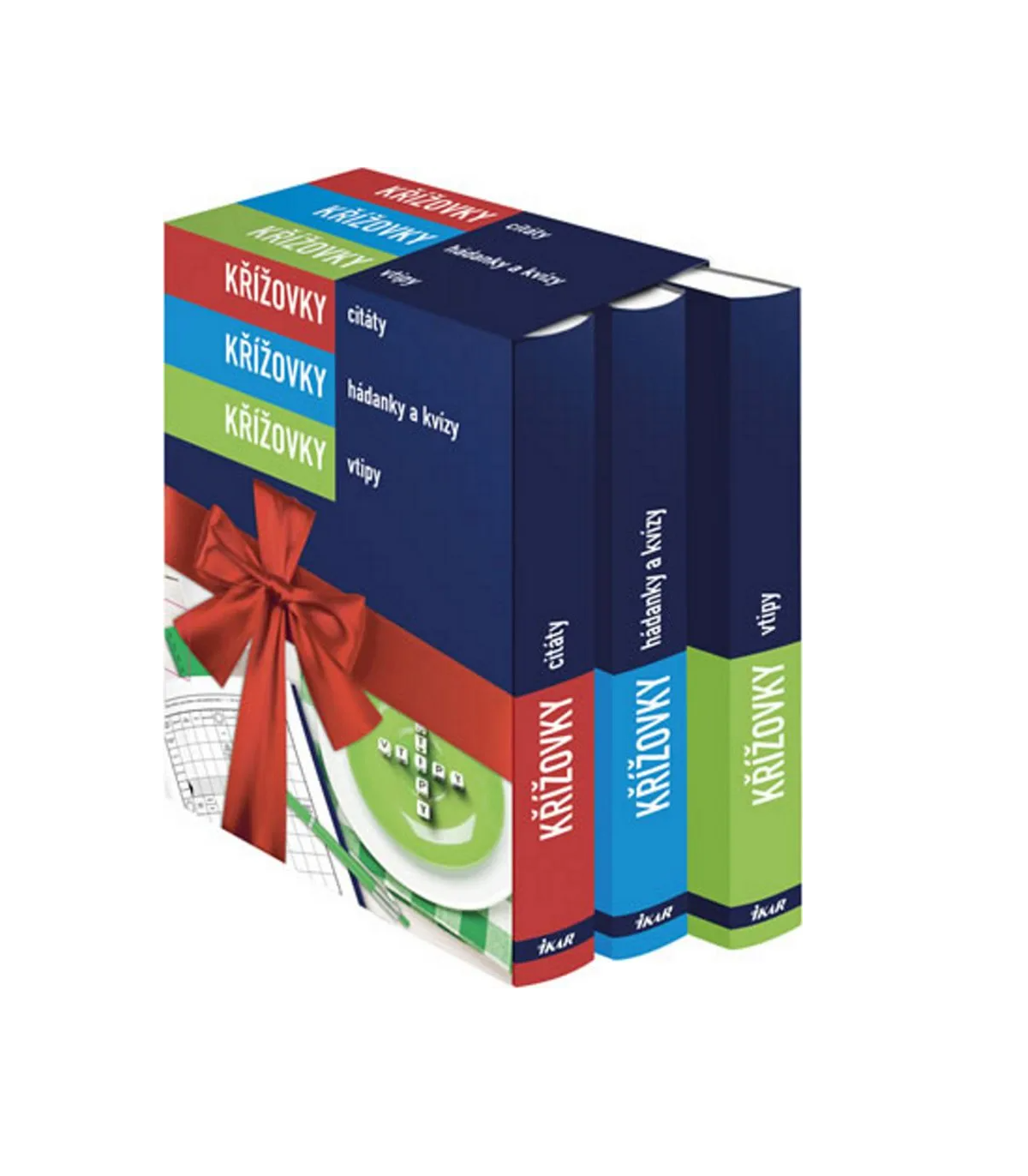 Dárkový box křížovek - vtipy, citáty, hádanky a kvízy