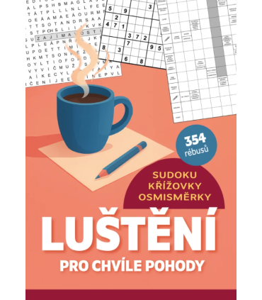 Luštění pro chvíle pohody - sudoku, křížovky, osmisměrky