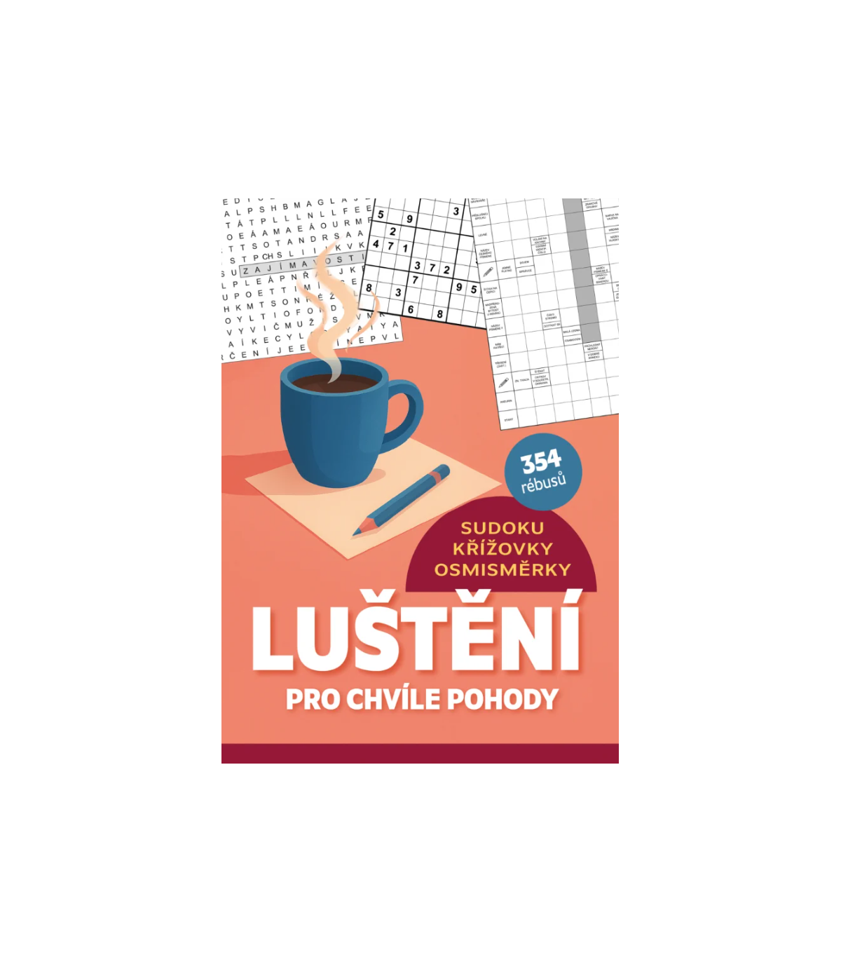 Luštění pro chvíle pohody - sudoku, křížovky, osmisměrky