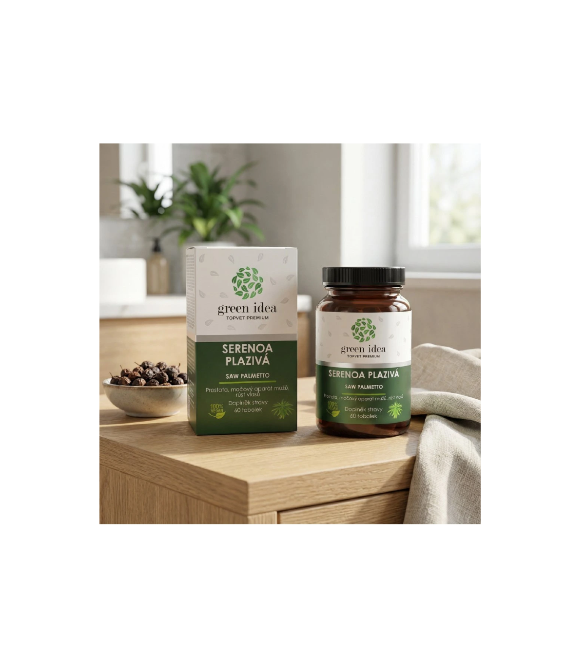 SERENOA PLAZIVÁ - prostata, růst vlasů