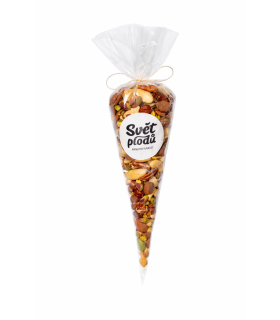 Dárkový kornout s prémiovými oříšky | Dárek pro babičku a dědečka