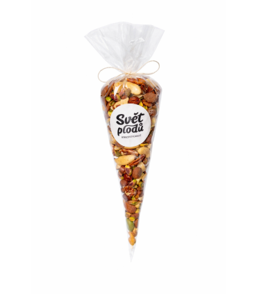 Dárkový kornout s prémiovými oříšky | Dárek pro babičku a dědečka