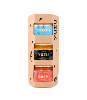 Dárkové citrusové trio - citrón, grep a yuzu
