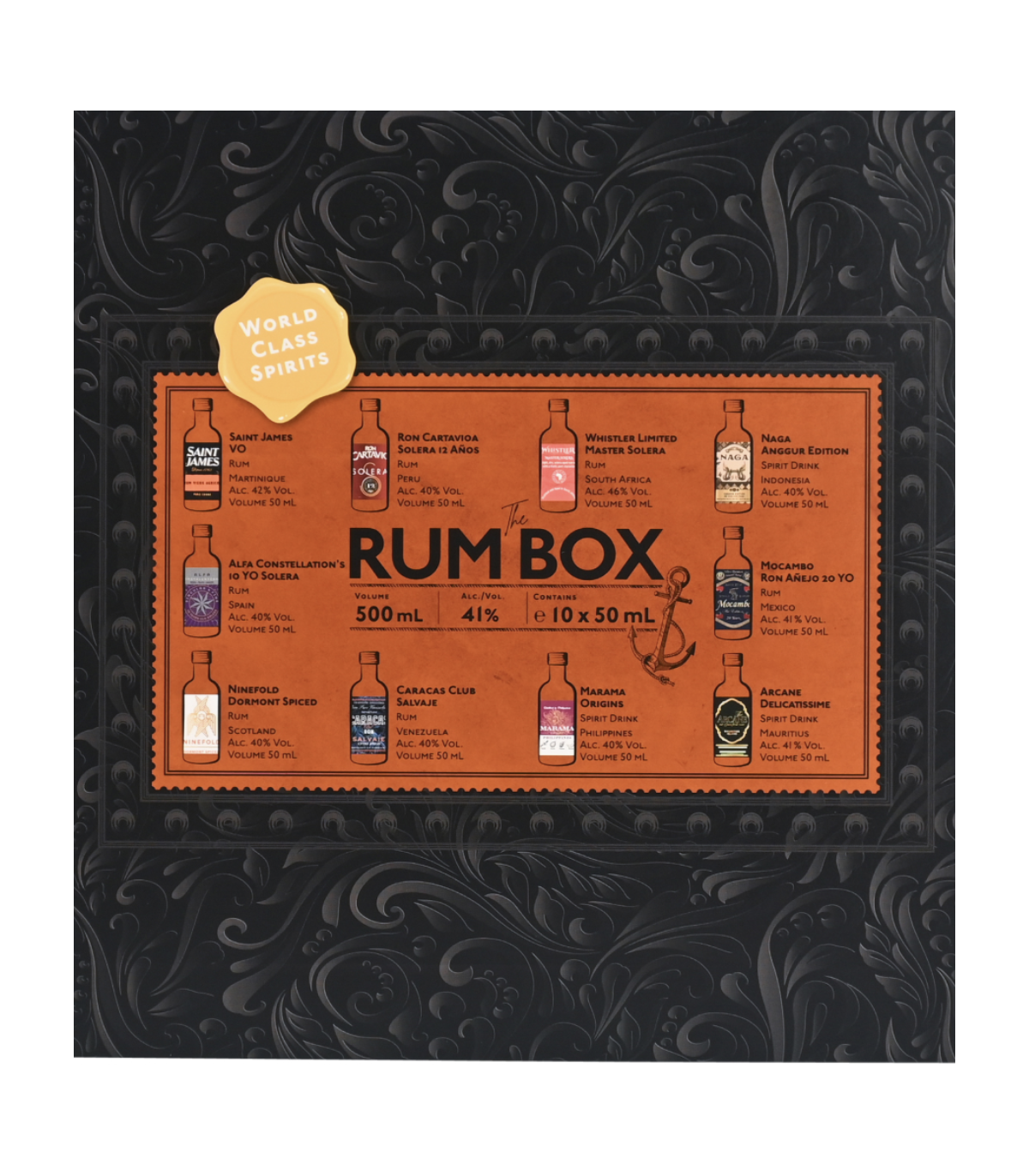 Rum Box Yellow Edition – degustační sada rumů pro dědečka | Babičkářství