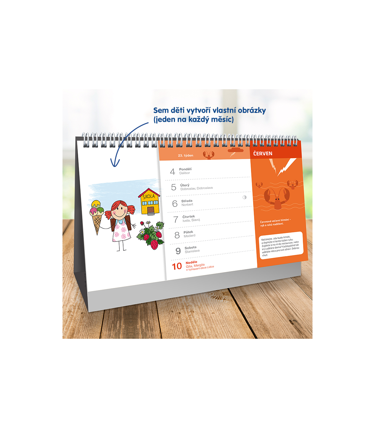Nejmilejší kalendář pro babičku a dědu