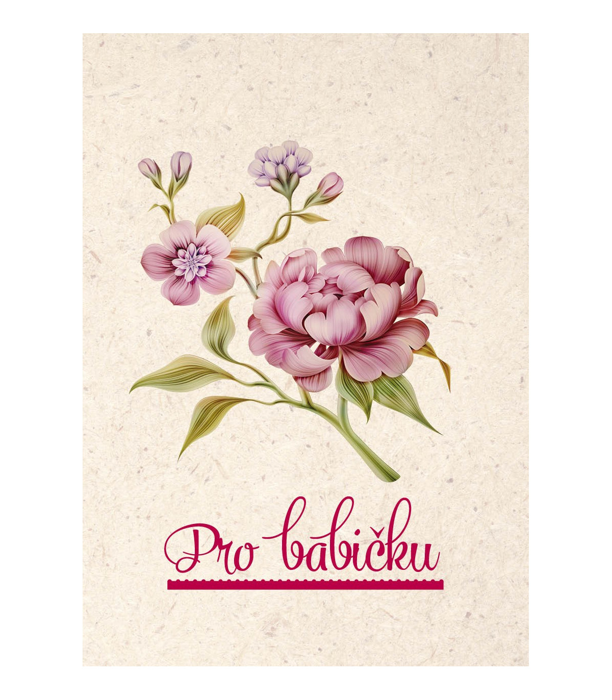 Dárkové přáníčko pro babičku