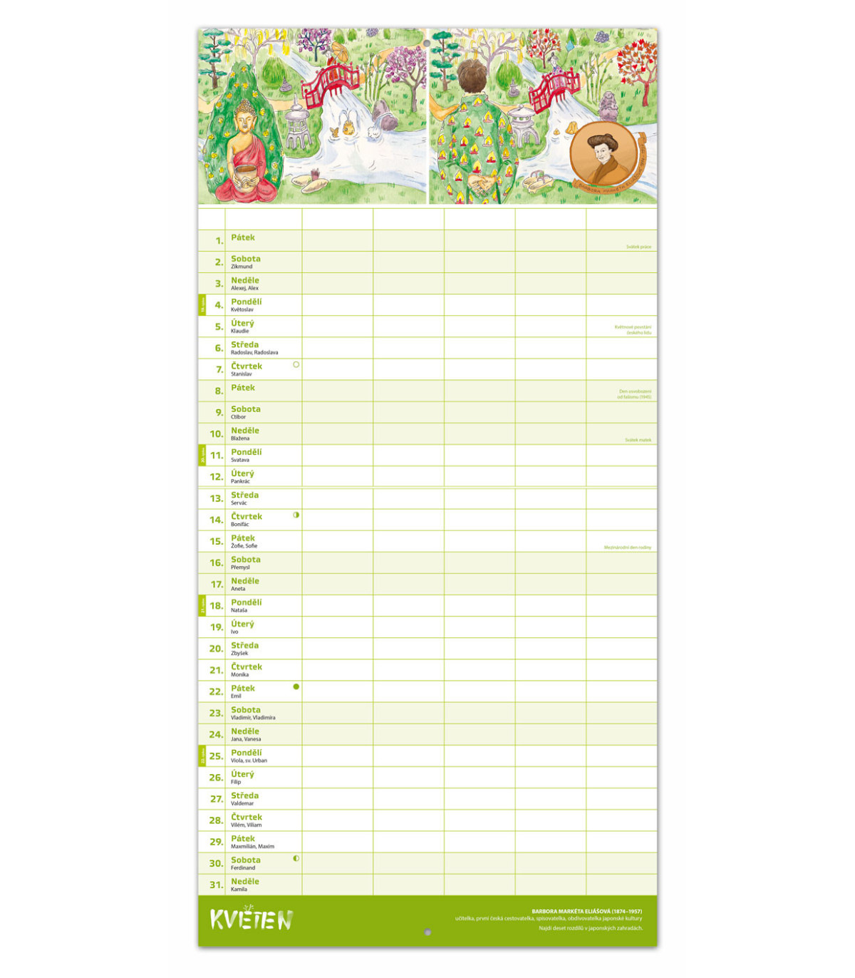 Velký rodinný kalendář 2020