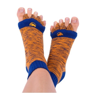 Levně Adjustační ponožky Orange/Blue, L (vel. 43+)