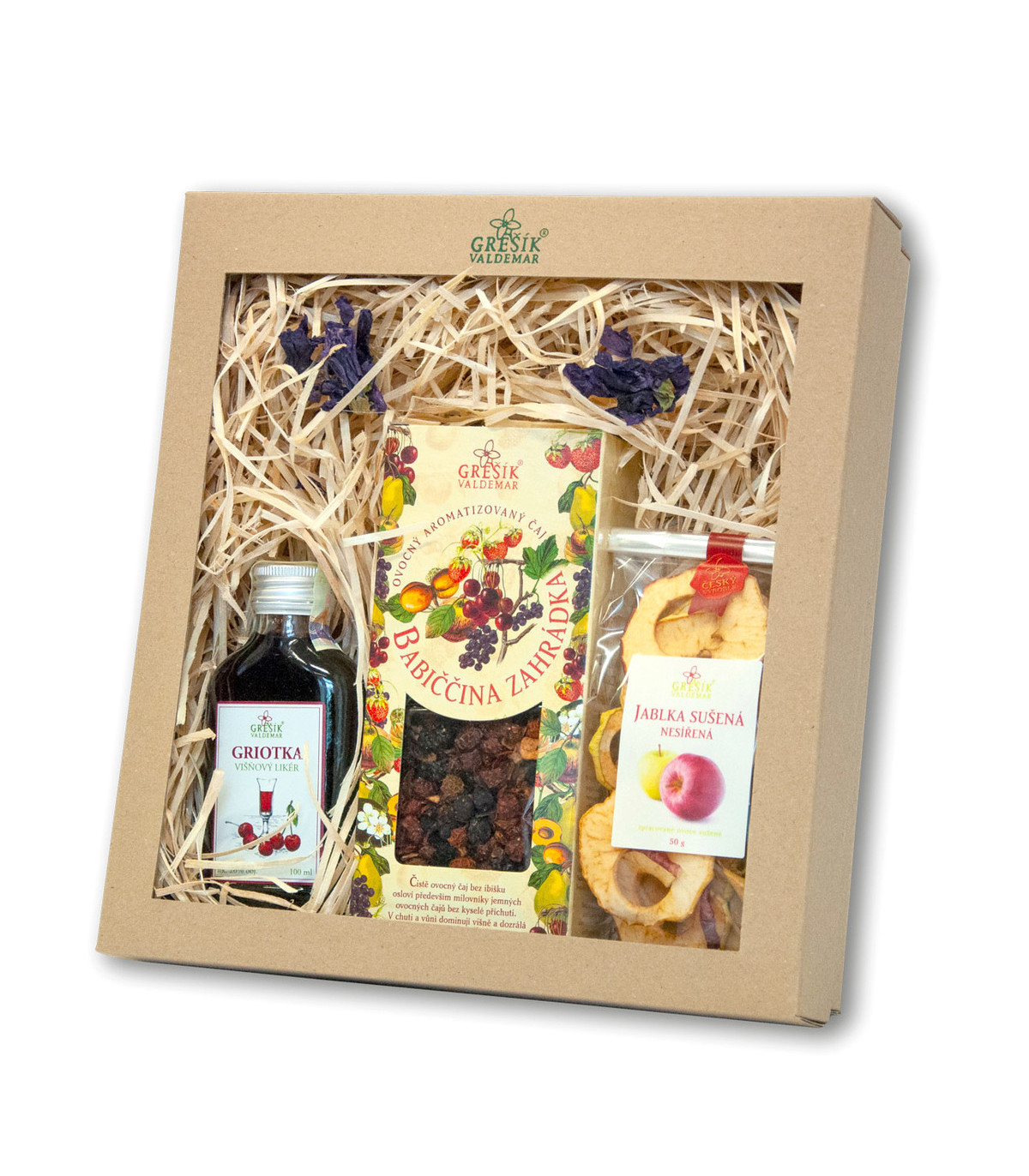 Z našeho sadu - ovocná dárková sada pro babičkui dědu